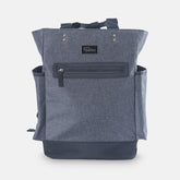 BABY DIAPER BAG PACK MINIMAL TEXTURED BLUE